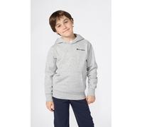 Kapuzensweatshirt CHAMPION "SPORTWEAR HOODIE Standard Fit", Jungen, Gr. XXL (176), grau (noxm, ns), Obermaterial: 54% Baumwolle, 46% Polyester, Bündchen, Sweatshirts, mit Kängurutasche, aus Baumwolle 