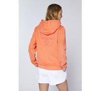 Kapuzensweatshirt CHIEMSEE, Damen, Gr. XS (32), melon, 80% Baumwolle, 20% Polyester, Sweatshirts (35965024-XS) melon