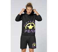 Kapuzensweatshirt CHIEMSEE, Herren, Gr. S (44/46), schwarz (schwarz beauty), 60% Baumwolle, 40% Polyester, Sweatshirts (86254405-S) schwarz beauty