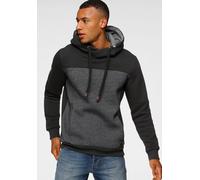 Kapuzenpullover CIPO & BAXX "Sweatshirts", Herren, Gr. XXL, schwarz, 70% Baumwolle, 30% Polyester, unifarben, regular fit, Pullover Kapuzenpullover, im Kontrast-Look (33181132-XXL) schwarz