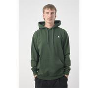 Kapuzensweatshirt CLEPTOMANICX "Hooded Embro Gull 2", Herren, Gr. S, lila (flieder), 100% Baumwolle, bestickt, normal, ohne Ausschnitt, Sweatshirts, im klassischen Design (62824408-S) flieder