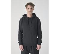 Kapuzensweatshirt CLEPTOMANICX "Hooded Ligull Classic", Herren, Gr. L, schwarz, 100% Baumwolle, unifarben, normal, ohne Ausschnitt, Sweatshirts, mit lockerem Schnitt (14235736-L) schwarz