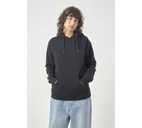 Kapuzensweatshirt CLEPTOMANICX "Hooded Ligull", Damen, Gr. M, schwarz, 100% Baumwolle, unifarben, normal, Rundhals, Sweatshirts, mit lockerem Schnitt (16633628-M) schwarz