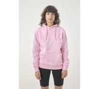 Kapuzensweatshirt CLEPTOMANICX "Hooded Ligull", Damen, Gr. S, pink, 100% Baumwolle, unifarben, normal, Rundhals, Sweatshirts, mit lockerem Schnitt (85371126-S) pink