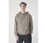 Kapuzensweatshirt CLEPTOMANICX "Sketch Gull", Herren, Gr. M, braun, 100% Baumwolle, bestickt, normal, ohne Ausschnitt, Sweatshirts, mit toller Stickerei auf der Brust (81112454-M) braun