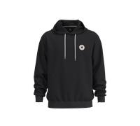 Kapuzensweatshirt CONVERSE "CHUCK PATCH HOODIE", Herren, Gr. S, schwarz, Obermaterial: 80% Baumwolle, 20% Polyester, Sweatshirts, mit Kapuze, sportlicher Stil, für aktive Freizeitgestaltung (74965218-