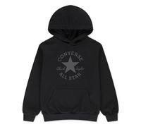 Kapuzensweatshirt CONVERSE "CNVB DISSECTED CHUCK RLX FIT F", Jungen, Gr. 146/152 (158), schwarz (schwarz, schwarz matter), Obermaterial: 60% Baumwolle, 40% Polyester, normal, Rundhals, Sweatshirts, fü