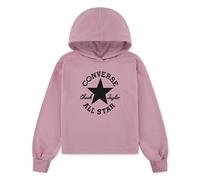 Kapuzensweatshirt CONVERSE "CNVG DISSECTED CTP HOODIE", Mädchen, Gr. 122/128 (S), rosa (converse lotus pink), Obermaterial: 60% Baumwolle, 40% Polyester, Sweatshirts, mit angesetzter Kapuze, French-Te