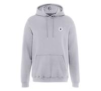Kapuzensweatshirt CONVERSE "CONVERSE GO-TO CHUCK TAYLOR PATCH HOODIE", Herren, Gr. S, grau (vintage grau), Sweatware, Obermaterial: 80% Baumwolle, 20% Polyester, Rippbündchen, Sweatshirts (30775265-S)