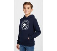 Kapuzensweatshirt CONVERSE "für Kinder", Jungen, Gr. 104, obsidian, Sweatware, Obermaterial: 60% Baumwolle, 40% Polyester, bedruckt, unifarben, eingesetzt Bündchen krempelbar, Sweatshirts, für Kinder