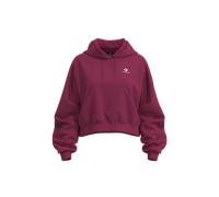 Kapuzensweatshirt CONVERSE "STAR CHEVRON HOODIE", Damen, Gr. XL, sporty berry, Obermaterial: 80% Baumwolle, 20% Polyester, kurz, Rundhals, angesetztes Bündchen, Sweatshirts (48382626-XL) sporty berry