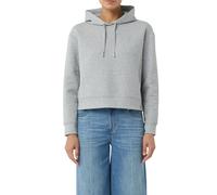 Comma Verkürztes Sweatshirt mit Logo-Stickerei und Kapuze