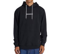 Kapuzensweatshirt DC SHOES "Baseline", Herren, Gr. S, schwarz, [Hauptstoff] 50% Baumwolle, 25% Baumwolle, 25% Polyester, Sweatshirts (91859322-S) schwarz