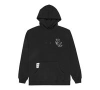 Kapuzensweatshirt DC SHOES "Bullpen", Herren, Gr. XS, schwarz, Obermaterial: 80% Walkfrottier, 20% Microfaser;, Sweatshirts Kapuzensweatshirt (30384036-XS)