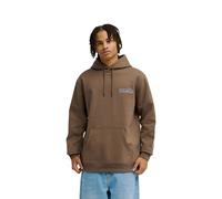 Kapuzensweatshirt DC SHOES "Patch It", Herren, Gr. S, braun (morel), Obermaterial: 60% Baumwolle, 40% Polyester., Sweatshirts (78143311-S) morel