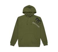 Kapuzensweatshirt DC SHOES "Solid Lefty", Herren, Gr. S, bronze grün, 55% Baumwolle, 25% Baumwolle, 20% Polyester, Sweatshirts (19810605-S) bronze grün