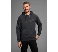 Kapuzensweatshirt DELMAO, Herren, Gr. XXL, grau (anthrazit melange), Sweatware, Obermaterial: 60% Baumwolle, 40% Polyester, bedruckt, Sweatshirts Kapuzensweatshirt (90174236-XXL)