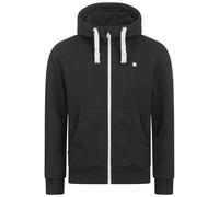 Kapuzensweatshirt DEPROC ACTIVE "FinnCMYK II MEN", Herren, Gr. XL (54), schwarz, 50% Baumwolle; 50% Polyester, bequem, angesetztes Bündchen, Sweatshirts, weiche Fleecejacke mit Kängurutasche (22012468