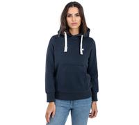 Kapuzensweatshirt DEPROC ACTIVE "HildaCMYK II WOMEN", Damen, Gr. 46 (L), navy, 50% Baumwolle, 50% Polyester, bequem, angesetztes Bündchen, Sweatshirts Kapuzensweatshirt, weiche Fleecejacke mit Känguru