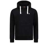 Kapuzensweatshirt DEPROC ACTIVE "LinusCMYK II MEN", Herren, Gr. XL (54), schwarz, 50% Baumwolle; 50% Polyester, bequem, angesetztes Bündchen, Sweatshirts, weiche Fleecejacke mit Kängurutasche (2371365