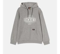 Kapuzensweatshirt DICKIES "Dickies Workwear Sweatshirt ROCKFIELD HOODIE", Mädchen, Gr. XL, grau (grau melange), Obermaterial: 80% Baumwolle, 20% Polyester, Sweatshirts (44212938-XL) grau melange