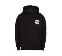 Kapuzensweatshirt DROPSIZE "Dropsize CIRCLE HOODIE", Herren, Gr. XL, schwarz, 70% Baumwolle, 30% Polyester, Rundhals, Sweatshirts (68171658-XL) schwarz