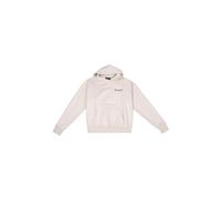 Kapuzensweatshirt DROPSIZE "Dropsize HEAVY OVERSIZE CREWLOVE HOODIE", Herren, Gr. L, beige (coconut milk), 70% Baumwolle, 30% Polyester, bedruckt, Rundhals, Sweatshirts (53425507-L) coconut milk