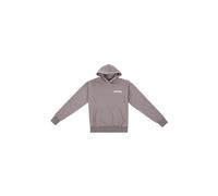 Kapuzensweatshirt DROPSIZE "Dropsize HEAVY OVERSIZE ELITE HUSTLERS HOODIE", Herren, Gr. XS, grau (wood), 70% Baumwolle, 30% Polyester, bedruckt, Rundhals, Sweatshirts (20312408-XS) wood