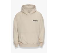 Kapuzensweatshirt DROPSIZE "Dropsize HEAVY OVERSIZE EMBO HOODIE", Herren, Gr. XL, beige (coconutmilk), 70% Baumwolle, 30% Polyester, Rundhals, Sweatshirts (31063614-XL) coconutmilk