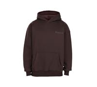 Kapuzensweatshirt DROPSIZE "Dropsize HEAVY OVERSIZE HD LOGO HOODIE", Herren, Gr. S, chocolate, 70% Baumwolle, 30% Polyester, unifarben, Sweatshirts (16811226-S) chocolate