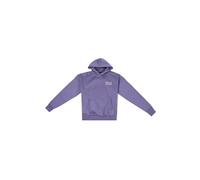 Kapuzensweatshirt DROPSIZE "Dropsize HEAVY OVERSIZE MIRRORED LOGO HOODIE", Herren, Gr. M, blau granite, 70% Baumwolle, 30% Polyester, bedruckt, Sweatshirts Kapuzensweatshirt (18356332-M)