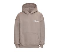Kapuzensweatshirt DROPSIZE "Dropsize HEAVY OVERSIZE STUDIOS HOODIE", Herren, Gr. L, beige (simply taupe), 70% Baumwolle, 30% Polyester, bedruckt, Rundhals, Sweatshirts (37629937-L) simply taupe