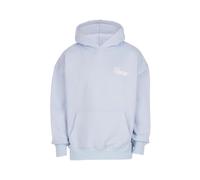 Kapuzensweatshirt DROPSIZE "Dropsize HEAVY OVERSIZE STUDIOS HOODIE", Herren, Gr. L, blau (baby blau), 70% Baumwolle, 30% Polyester, bedruckt, Rundhals, Sweatshirts (20181958-L) baby blau