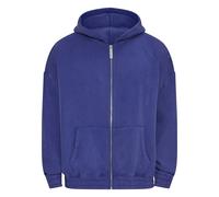 Kapuzensweatshirt DROPSIZE "Dropsize Herren Dropsize Heavy Oversize Cord Zip-Hoodie", Herren, Gr. XS, washed blau, 70% Baumwolle, 30% Polyester, bedruckt, Sweatshirts (94435431-XS) washed blau