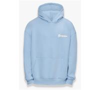 Kapuzensweatshirt DROPSIZE "Dropsize Herren Dropsize Heavy Oversize Sky iSthe Limit Hoodie", Herren, Gr. L, baby blau, 70% Baumwolle, 30% Polyester, bedruckt, Sweatshirts (13362657-L) baby blau