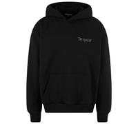 Kapuzensweatshirt DROPSIZE "Dropsize Herren Heavy Backlogo Hoodie", Herren, Gr. XL, schwarz, 70% Baumwolle, 30% Polyester, Sweatshirts Kapuzensweatshirt (61377066-XL)