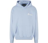 Kapuzensweatshirt DROPSIZE "Dropsize Herren Heavy Oversize DWF Hoodie", Herren, Gr. S, babyblau, 70% Baumwolle, 30% Polyester, bedruckt, Sweatshirts (61892951-S) babyblau