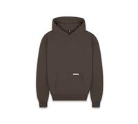 Kapuzensweatshirt DROPSIZE "Dropsize Herren Super Heavy Blank Hoodie", Herren, Gr. S, chocolatebraun, 80% Baumwolle, 20% Polyester, unifarben, Rundhals, Sweatshirts (27645355-S) chocolatebraun