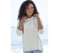 Kapuzensweatshirt ELBSAND "Dea" Gr. XL (42), grün (aloe) Damen Sweatshirts (78408735-XL)