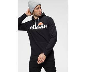 Kapuzensweatshirt ELLESSE "SL GOTTERO OH HOODY", Herren, Gr. XS, schwarz, Obermaterial: 80% Baumwolle, 20% Polyester, Basic hüftlang, Bündchen, Sweatshirts (79145809-XS) schwarz