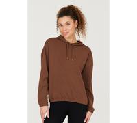 Kapuzensweatshirt ENDURANCE "Timmia", Damen, Gr. 42, braun, 51% Polyester, 44% Modal, 5% Elasthan, unifarben, normal, ohne Ausschnitt, Sweatshirts, in zeitlosem Farbton (49122304-42) braun