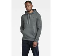 Kapuzensweatshirt G-STAR "Premium Hoody", Herren, Gr. L, grau (graphite), Sweatware, Obermaterial: 55% Baumwolle, 45% Polyester, unifarben, normal, Bündchen, Sweatshirts (37786954-L) graphite