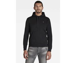 Kapuzensweatshirt G-STAR "Premium Hoody", Herren, Gr. XL (56/58), schwarz, Sweatware, Obermaterial: 55% Baumwolle, 45% Polyester, unifarben, normal, Bündchen, Sweatshirts (68955149-XL) schwarz