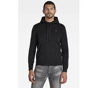 Kapuzensweatshirt G-STAR "Premium Hoody", Herren, Gr. XXL (60/62), schwarz, Sweatware, Obermaterial: 55% Baumwolle, 45% Polyester, unifarben, normal, Bündchen, Sweatshirts (68955149-XXL) schwarz