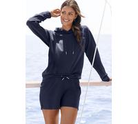 Kapuzensweatshirt H.I.S Gr. 32/34, blau (marine) Damen Sweatshirts (44761802-32) marine