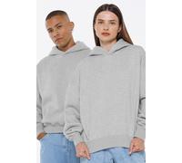 Kapuzensweatshirt HARLEM SOUL, Damen, Gr. M, grau, Sweatware, Material: 65% Baumwolle, 35% Polyester, unifarben, oversize normal, Rundhals, eingesetzt Rippbündchen, Sweatshirts, mit überschnittenen Sc
