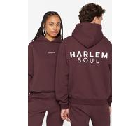 Kapuzensweatshirt HARLEM SOUL, Damen, Gr. XL, rot (cranberry juice), angeraute Sweatware, Material: 65% Baumwolle, 35% Polyester, bedruckt, regular fit normal, Rundhals, eingesetzt Rippbündchen, Sweat