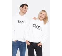 Kapuzensweatshirt HARLEM SOUL, Damen, Gr. XL/XXL, weiß, angeraute Sweatware, Material: 89% Baumwolle, 11% Polyester, bedruckt, regular fit normal, Rundhals, eingesetzt Rippbündchen, Sweatshirts, mit B