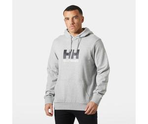 Kapuzensweatshirt HELLY HANSEN "HH LOGO HOODIE 3.0", Herren, Gr. XXL, grau melange, Obermaterial: 100% Baumwolle. Futter: 100% Baumwolle, Sweatshirts, sportliche Passform, mit Kängurutasche (41205043-