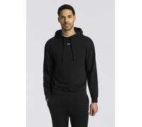 Kapuzensweatshirt HUGO "Dapo", Herren, Gr. M, schwarz001, Sweatware, Obermaterial: 100% Baumwolle, unifarben, relaxed fit normal, Rundhals, Bündchen, Sweatshirts, Kapuze mit Kordelzug, Relaxed Fit, HU